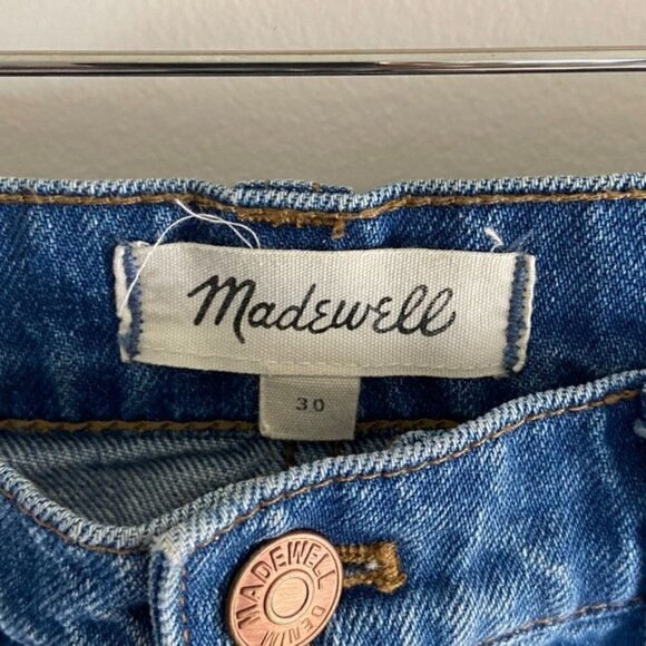 MADEWELL McCarren raw hem denim mini skirt - Picture 6 of 8